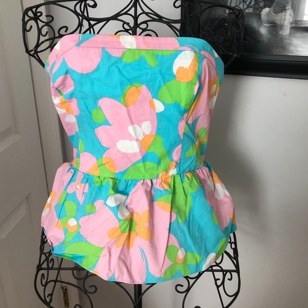 Lily Pulitzer Strapless Top